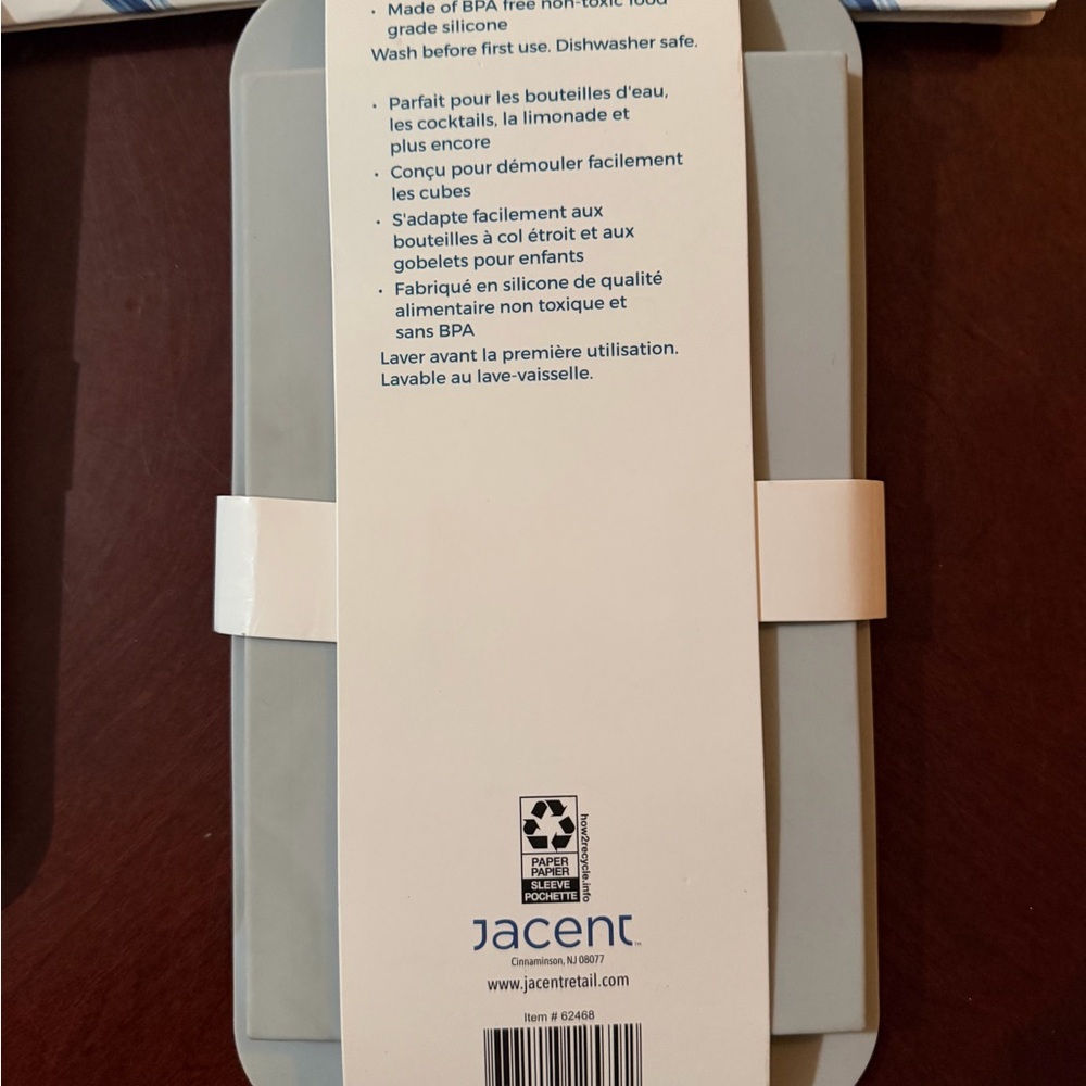 Gray Silicone Ice Cube Tray - Picture 2 of 2